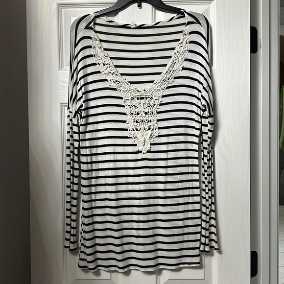 Pink blush size M long sleeve top - Picture 1 of 4